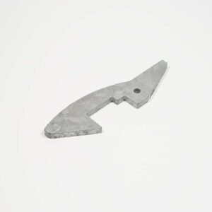 Tuimelaar voor poortvanger verzinkt